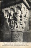 CPA Vezelay Basilique De La Madeieine Chapiteau du deuxieme pilier du narthex