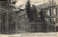 CPA Sens La Grile De I'Ancien Archeveche