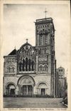 CPA Vezelay Basilique De La Madeleine La facade