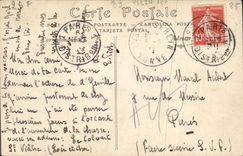 VINTAGE POSTCARD Vezelay Basilica Of the Madeleine the gate of the narthex and the nave