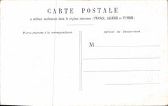 VINTAGE POSTCARD Paris Bankruptcy court Goes to the flowers