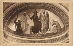 CPA Peintures Murales Du Pantheon Le Christ Annoncant Les Destinees de la aptrie par Hebert
