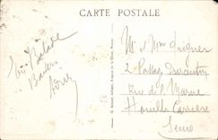 VINTAGE POSTCARD Deauville the Flowered Beach Normandy Hotel