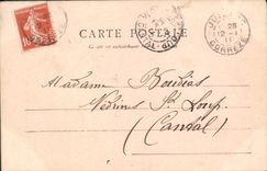 CPA Cascade du plat a barbe