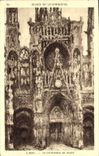 VINTAGE POSTCARD the Cathedral Of Rouen Museum of Luxembourg