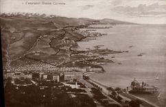 VINTAGE POSTCARD Excursion Large Cornice