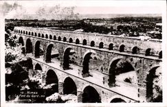 CPA Nimes Le Pont Du Gard