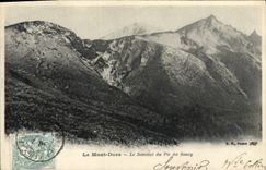 VINTAGE POSTCARD the Mount Gilds the Summit Of the Peak Of Saucy