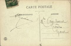 VINTAGE POSTCARD Lyon Notre Dame De Fourviere And the Melallique Tower