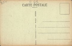 VINTAGE POSTCARD Thann Church St Thiebaut Stalls