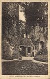 VINTAGE POSTCARD Ruin Montclair EIB Mettlach Burghof