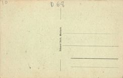 VINTAGE POSTCARD Ruin Montclair EIB Mettlach Burghof