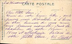 Virgen de la POSTAL de la VENDIMIA del cuarto del co. Teresa del niño Jesús Carmel de Lisieux