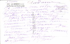 MODERN CARD Bernerie the Rock Of Gray Rock