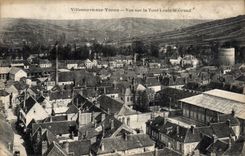 CPA Villeneuve Sur Yonne Vue Sur La Tour Louis Le Grand