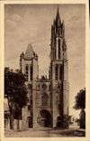 CPA Senlis La Cathedrale Portail Ouest