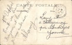 VINTAGE POSTCARD ND Basilica of Brebieres Vault of the virgin