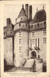 CPA Langeais Le Chateau Le Grand Escalier D'Entree Et Le Pont Levis