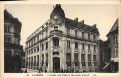 VINTAGE POSTCARD Auxerre the Post office building