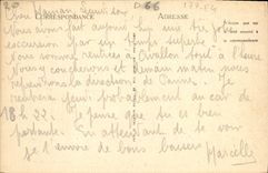 VINTAGE POSTCARD Pierre Perthuis the Bored Rock