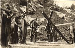 Estación pesada de la POSTAL de la VENDIMIA del martirio