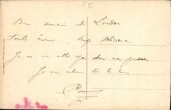 Estación pesada de la POSTAL de la VENDIMIA del martirio