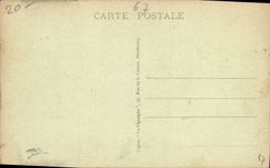 POSTAL Estrasburgo de la VENDIMIA una jerarquía de cigüeñas