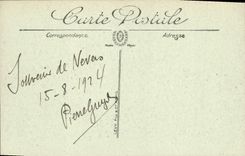 POSTAL Nevers de la VENDIMIA el paladar ducal