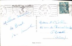 CPM Brest Le Cours D'Ajot Et Le Monument americain