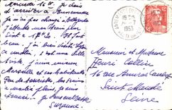 MODERN CARD Lyon Bridge of Guillotiere And the Large Hotel God