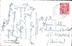 VINTAGE POSTCARD Angers the Gate Of the Cathedral