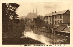 Opinión de Chartres de la POSTAL de la VENDIMIA tomada del nuevo puente