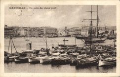 CPA Marseille Un Coin Du Vieux Port Bateaux