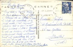 CPA Cannes Vue Panoramique De La Croisette