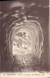 VINTAGE POSTCARD Chamonix Grotte Of the Glacier Of Let us work