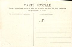 VINTAGE POSTCARD Rennes the Town hall Tram