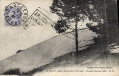 VINTAGE POSTCARD Pilat Basin Of Arcachon Large sand dune Daguin Seal