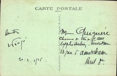 VINTAGE POSTCARD Evreux the Tower De I' Horloge Seen Of the Public garden Of the Theater