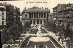 CPA Marseille Place De La Bourse