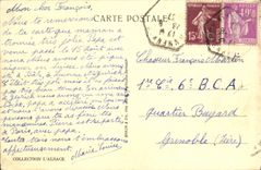 VINTAGE POSTCARD Ribeauville Holy Castle Ulrich