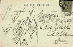 CPA Enghien Les Bains Un Coucher De soleil sur le lac