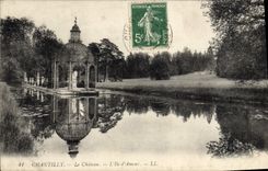 CPA Chantilly Le Chateau L'Ile D'Amour