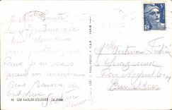 POSTAL MODERNA Sables d'Olonne los barcos del embarcadero