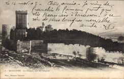 VINTAGE POSTCARD Beaucaire the Castle Dimensions Walls