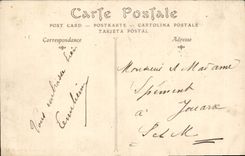 CPA Chateau De Saint Germain Facade Sud Ouest Train Tramway