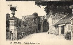 VINTAGE POSTCARD Falaise Carries Castle