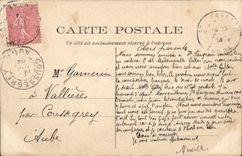 VINTAGE POSTCARD Chastellux the Manor Seen Of the face