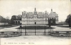 VINTAGE POSTCARD Ognon the Castle