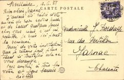 VINTAGE POSTCARD Bressuire the Castle And I' Eglise
