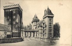 POSTAL Pau de la VENDIMIA el castillo